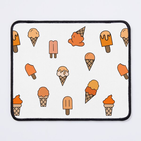 Item preview, Orange Ice Cream Doodles designed and sold by SiriuslyShawni.