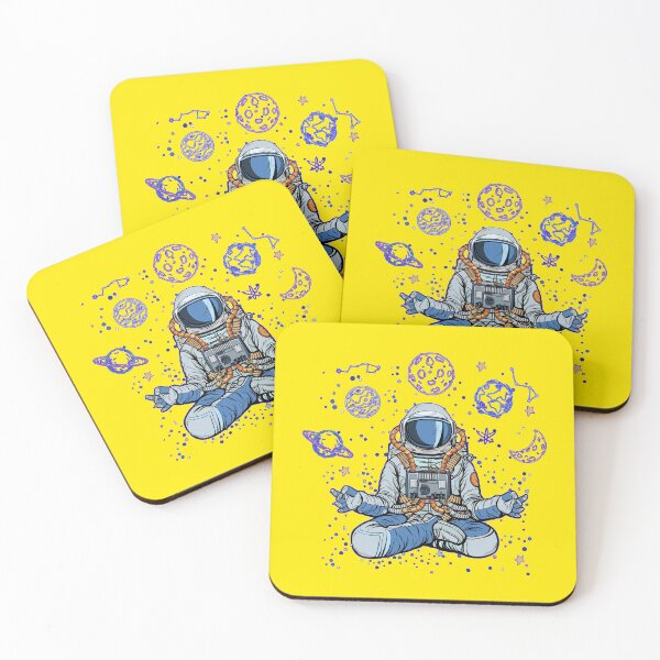 Item preview, Meditating Astronaut designed and sold by WoodburyLake.