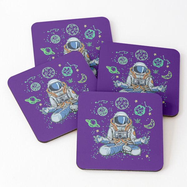 Item preview, Meditating Astronaut designed and sold by WoodburyLake.