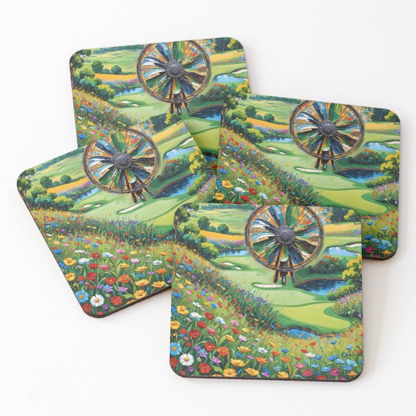 Item preview, IvaRenée Fan on the Golf Course  designed and sold by IvaRenee.
