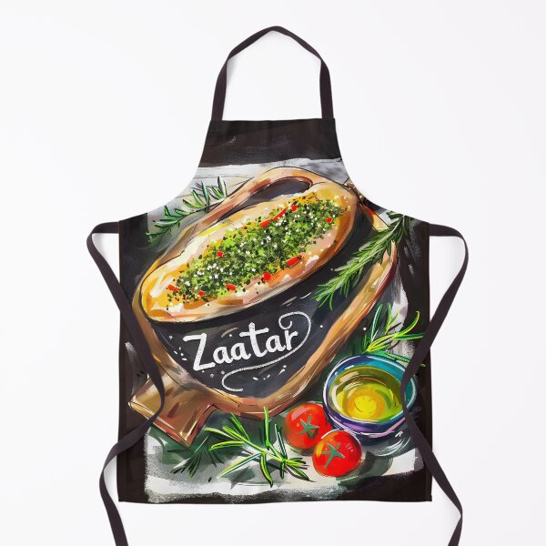 Artikelvorschau, Zaatar Delight: Genießen Sie die aromatischen, kräuterigen Aromen des authentischen Manakeesh aus dem Nahen Osten. entworfen und verkauft von FUNqoosh.