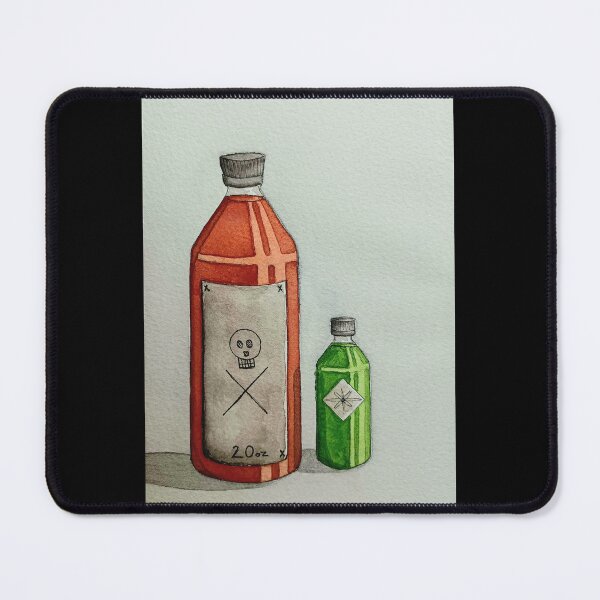 Item preview, Hot sauce bottles red / green designed and sold by ImitationArt.