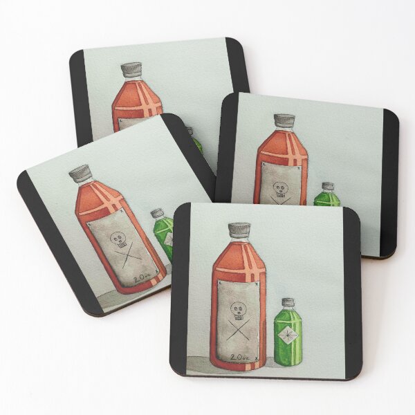 Item preview, Hot sauce bottles red / green designed and sold by ImitationArt.