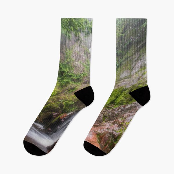 Item preview, Gorge with waterfall designed and sold by Alla Gill.