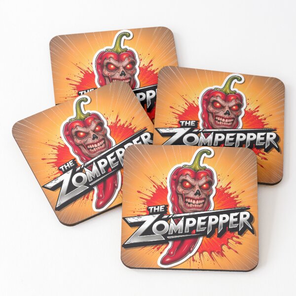 Item preview, The Scary Spicy Zompepper Zombie Chili designed and sold by TheArtOfPat.