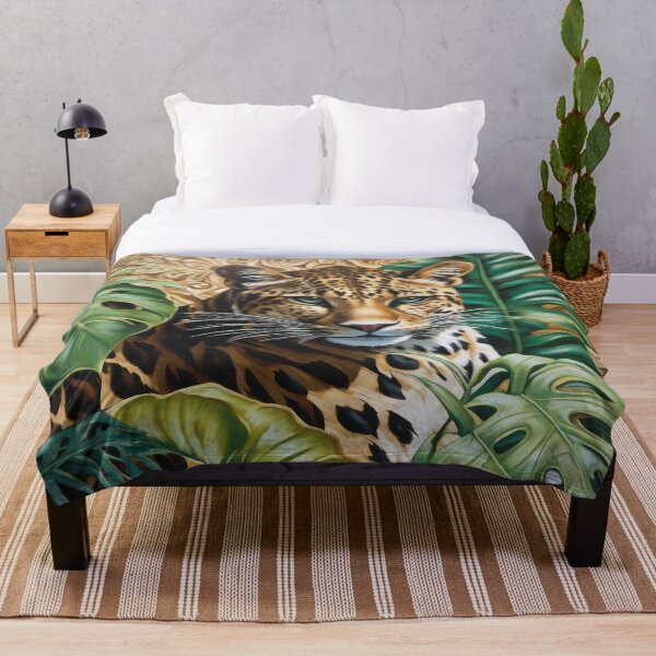 Item preview, Leopardo en el Reino Esmeralda designed and sold by MoodyMuseArt.