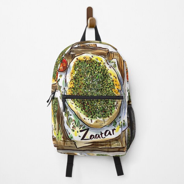 Item preview, Manakeesh AI Art Magic مناقيش زعتر زيت زيتون: The Aromatic Flavorful Tradition of Middle Eastern Zaatar Bread designed and sold by FUNqoosh.