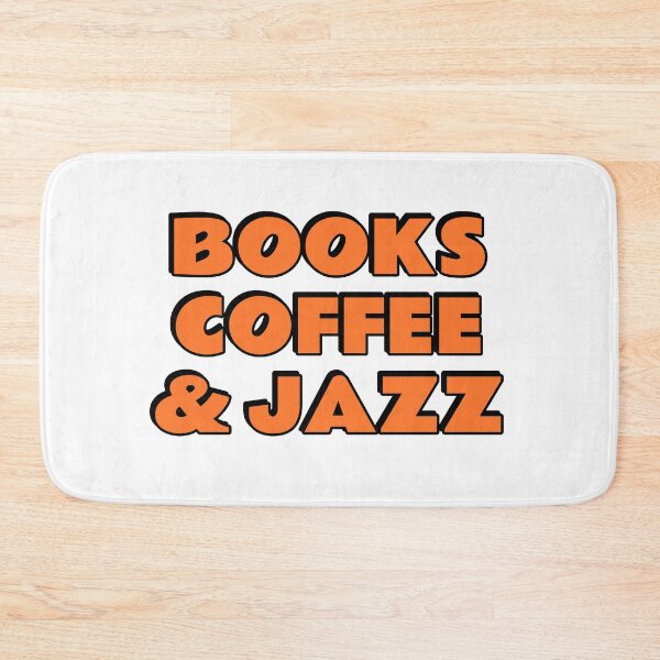 Item preview, Books Coffee and Jazz  designed and sold by Inspirationmotivation.