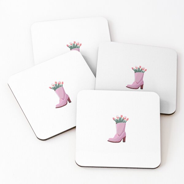 Item preview, Pink Cowboy Boot with Tulips designed and sold by Taylornoelle3.