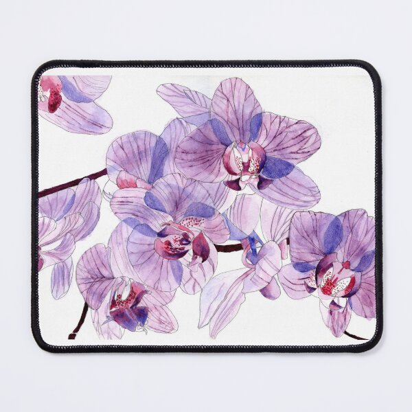 Item preview, Original Watercolour painting of Pink and Lilac Orchids designed and sold by esvb.