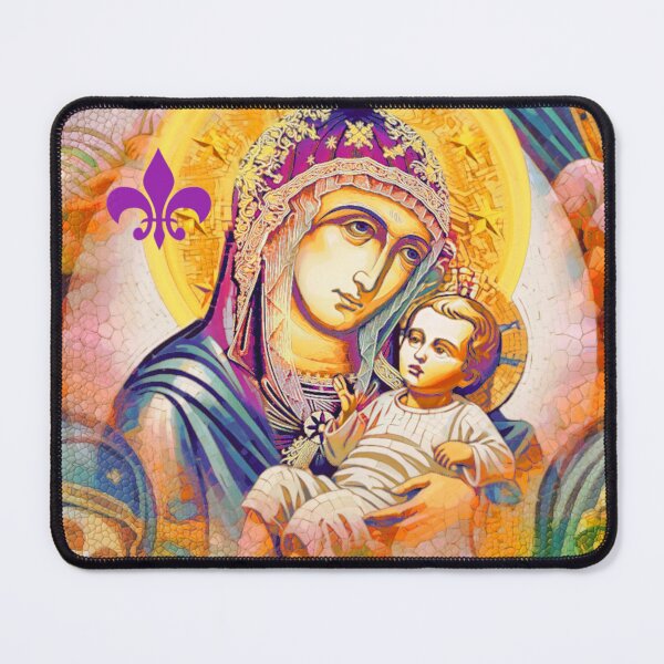 Item preview, Byzantine Icon of Mother Mary Holding Baby Jesus designed and sold by Sanctum Icons.