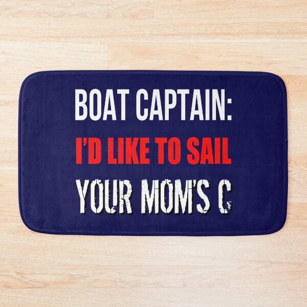 Item preview, Boat Captain Humor Tee: 'I'd Like to Sail Your Mom's C' designed and sold by tronictees.