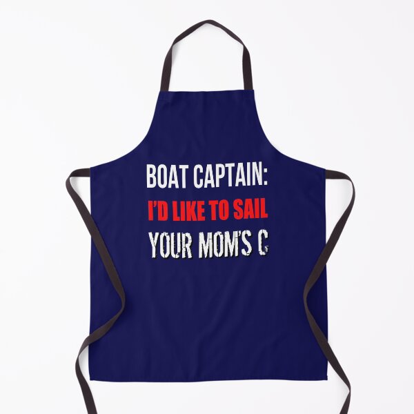 Item preview, Boat Captain Humor Tee: 'I'd Like to Sail Your Mom's C' designed and sold by tronictees.