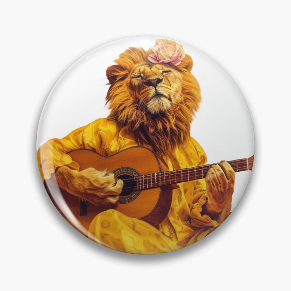 Item preview, Lion with giutar designed and sold by PixcelStudioB.