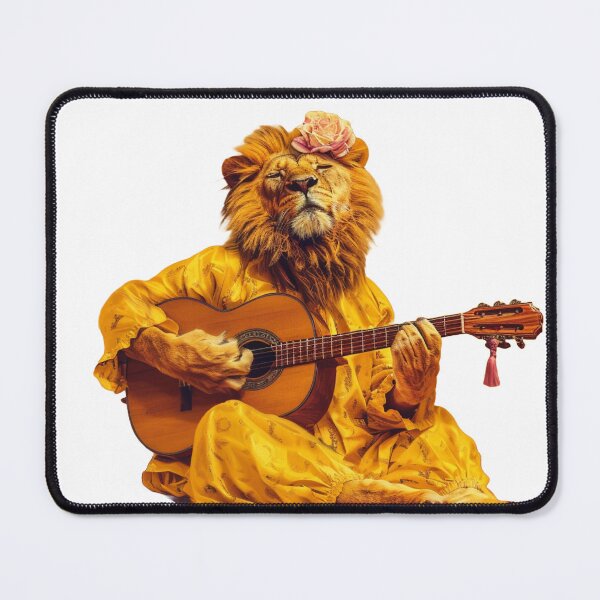 Item preview, Lion with giutar designed and sold by PixcelStudioB.