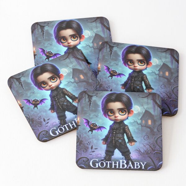 Item preview, GothBaby: Nathaniel and His Pet Bat Fang designed and sold by Tat2dcelebrant.