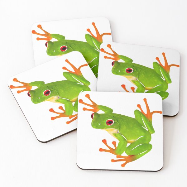Item preview, Frog with Red Eyes designed and sold by PIXEL POP DESIGNS - Beyond the Norm!.