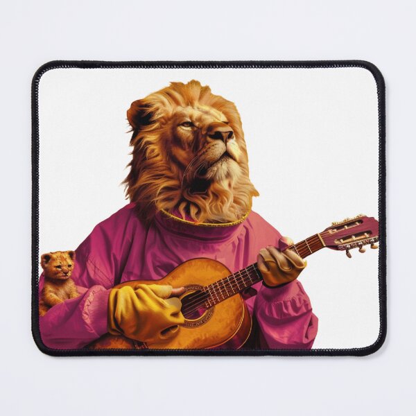 Item preview, A lion with guitar designed and sold by PixcelStudioB.
