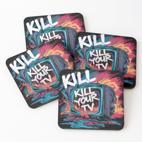 Item preview, Kill Your TV (Color Splat) designed and sold by ShepuShuki.