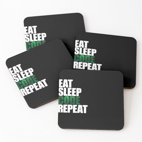 Item preview, Eat Sleep Code Repeat designed and sold by DubuStore.