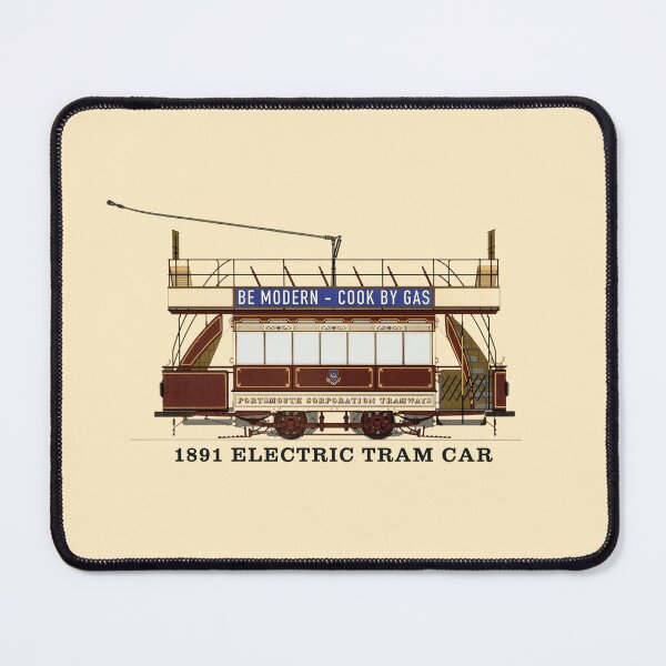 Item preview, Old 1891 Electric Tram Car Diagram designed and sold by Maljonic.