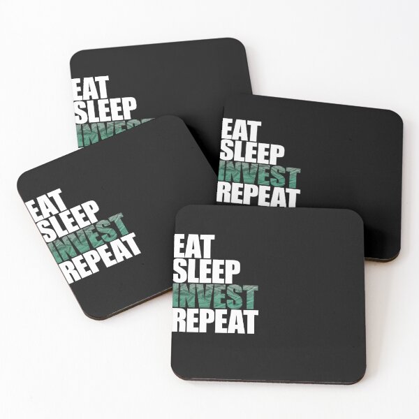 Item preview, Eat Sleep Invest Repeat designed and sold by DubuStore.