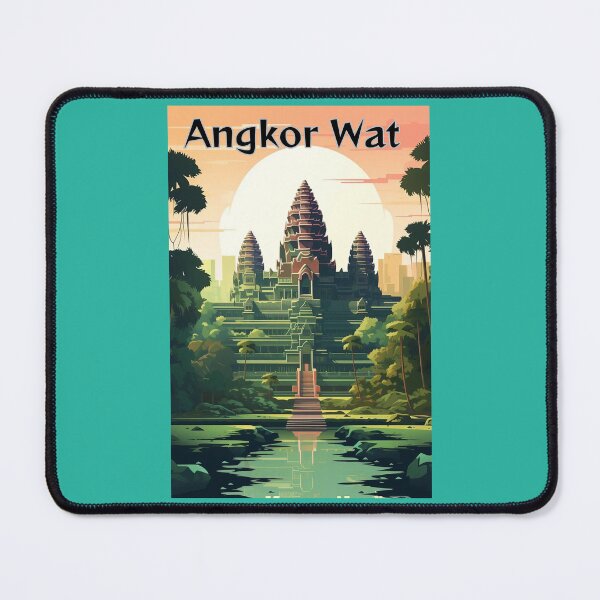 Item preview, Angkor Wat Poster designed and sold by Pixel-Lair.