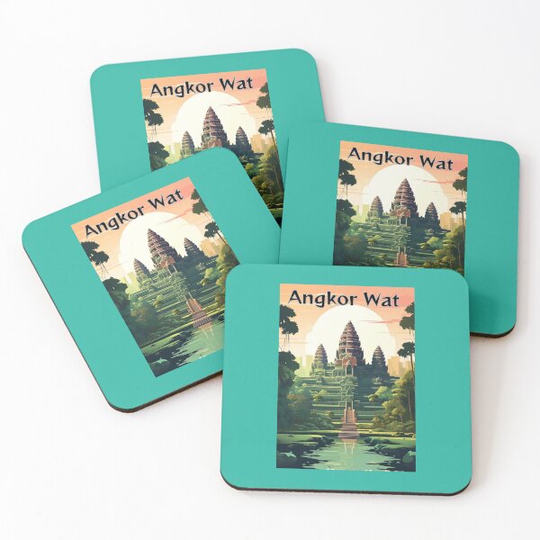 Item preview, Angkor Wat Poster designed and sold by Pixel-Lair.