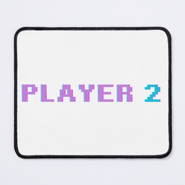 Item preview, PLAYER TWO - 8 BIT - VIDEO GAMES - GAMER - GAMING - PIXEL - Cute Art  designed and sold by ShopFanGirl.