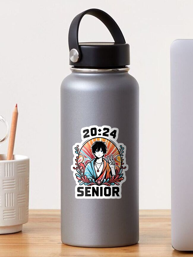 Thumbnail 1 of 3, Sticker, Senior 2024 Anime Design designed and sold by Vashy56.