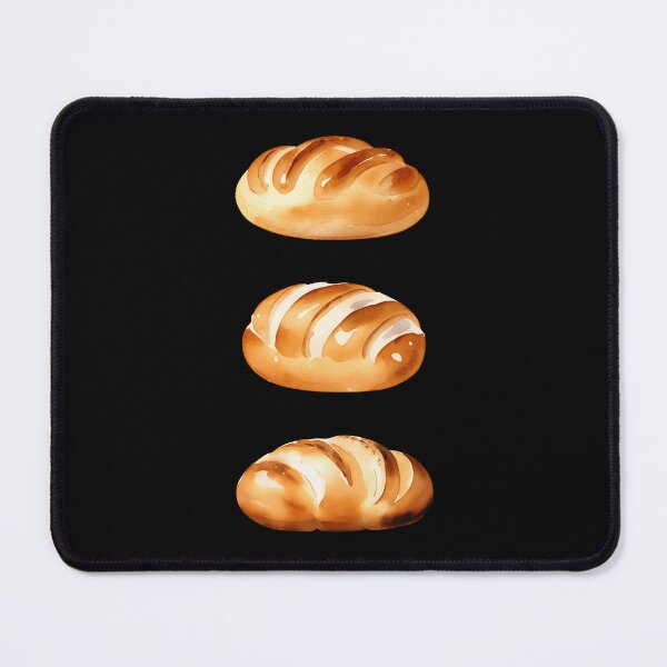 Item preview, Watercolor Sourdough Bread Loaves designed and sold by GoodSparrow.
