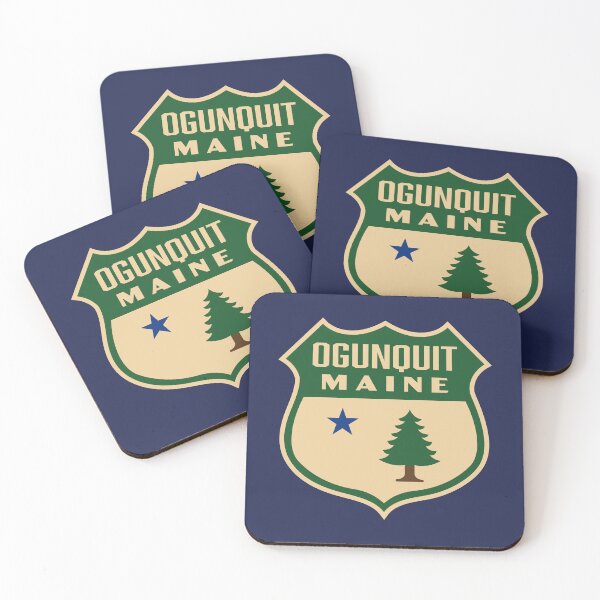 Item preview, Vintage Ogunquit Maine Pine Tree Shield designed and sold by deadmansupplyco.