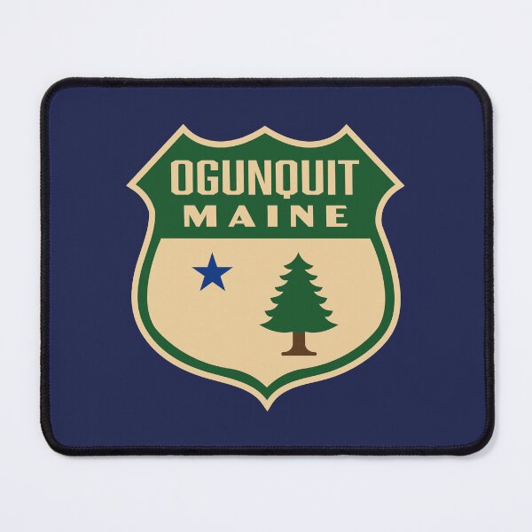 Item preview, Vintage Ogunquit Maine Pine Tree Shield designed and sold by deadmansupplyco.
