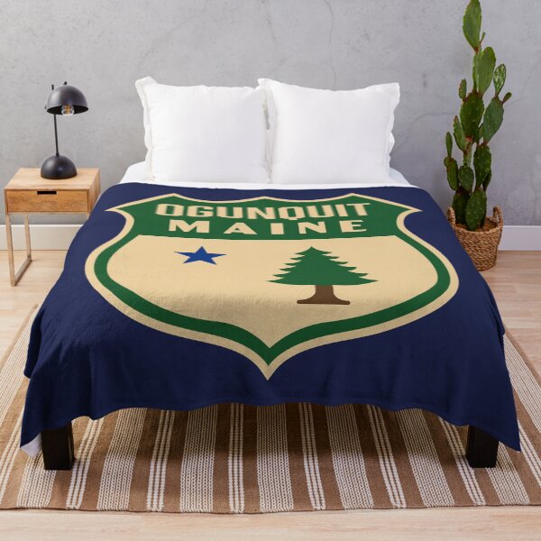Item preview, Vintage Ogunquit Maine Pine Tree Shield designed and sold by deadmansupplyco.