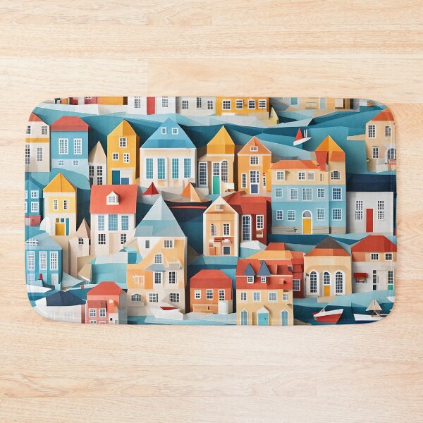 Item preview, Origami Art - Charming Retreat: Explore an English Seaside Town designed and sold by ArtfulFolds.