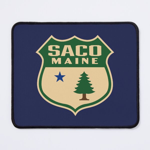 Item preview, Vintage Saco Maine Pine Tree Shield designed and sold by deadmansupplyco.