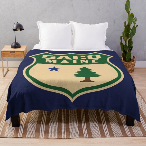 Item preview, Vintage Saco Maine Pine Tree Shield designed and sold by deadmansupplyco.