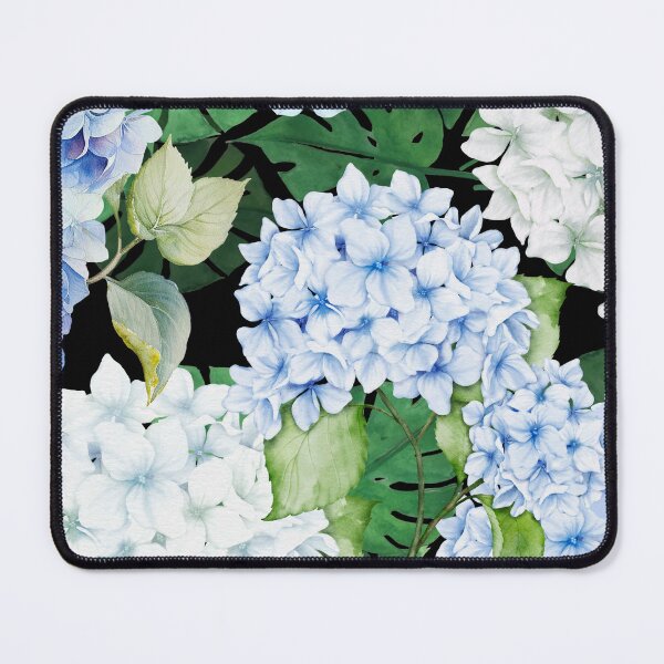Item preview, Blue and White Hydrangea designed and sold by aboniteblanc.