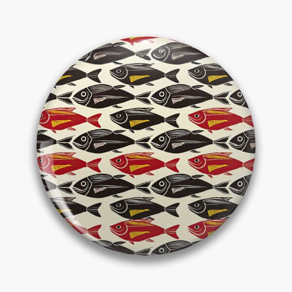 Item preview, Red and Black Fish designed and sold by MaryFiore.