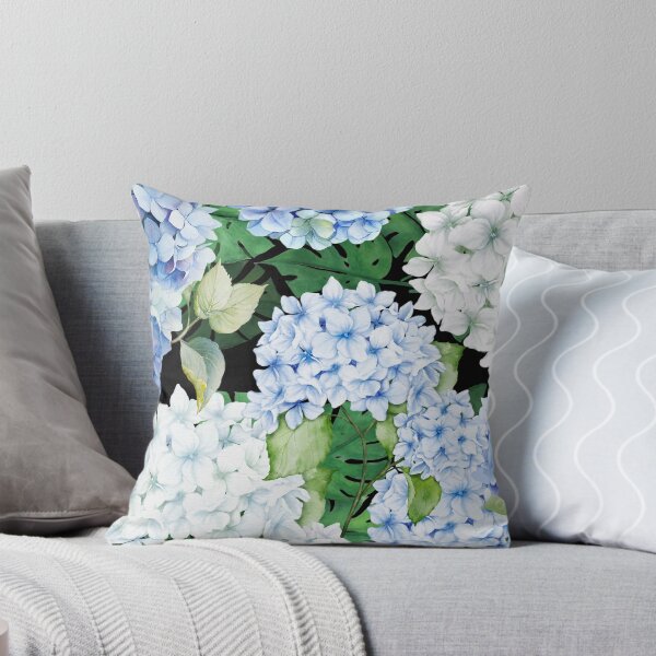 Item preview, Blue and White Hydrangea designed and sold by aboniteblanc.