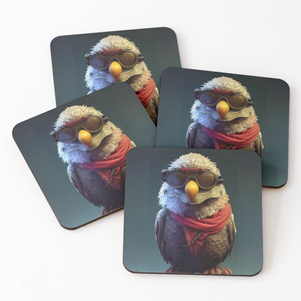 Item preview, Cyberpunk Pirate Vulture designed and sold by Sillytoe.