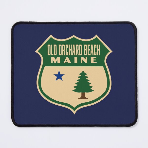 Item preview, Vintage Old Orchard Beach Maine Pine Tree Shield designed and sold by deadmansupplyco.