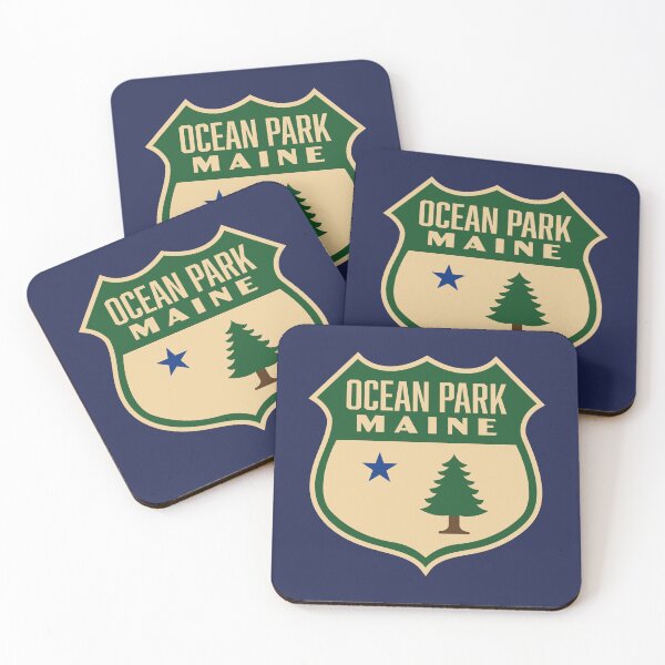 Item preview, Vintage Ocean Park Maine Pine Tree Shield designed and sold by deadmansupplyco.