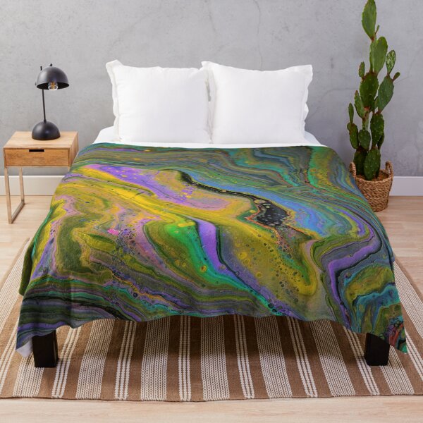 Item preview, Imagination 2 Swirling Golden Green Acrylic Abstract designed and sold by Doug  Siegel.