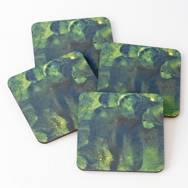Item preview, Jaded Lover 1 Deep Glowing Green Abstract designed and sold by Doug  Siegel.