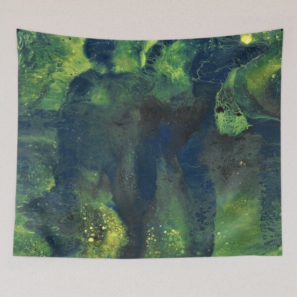 Item preview, Jaded Lover 1 Deep Glowing Green Abstract designed and sold by Doug  Siegel.