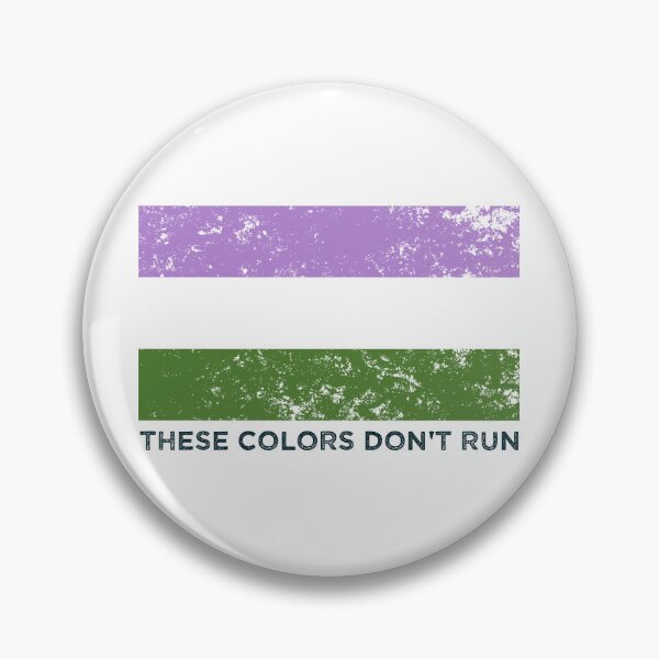 Item preview, These Colors Don't Run -- Genderqueer designed and sold by Balerion6.