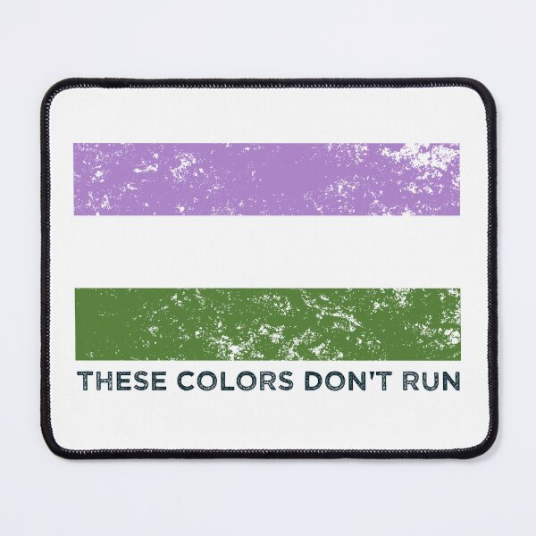 Item preview, These Colors Don't Run -- Genderqueer designed and sold by Balerion6.