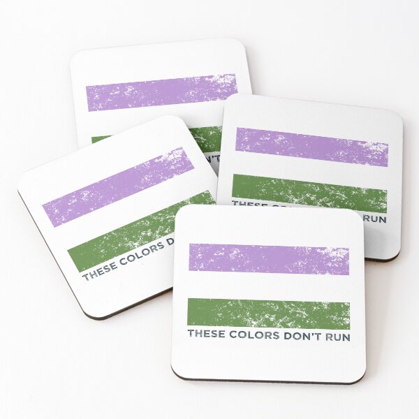 Item preview, These Colors Don't Run -- Genderqueer designed and sold by Balerion6.