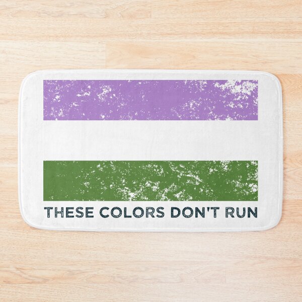 Item preview, These Colors Don't Run -- Genderqueer designed and sold by Balerion6.